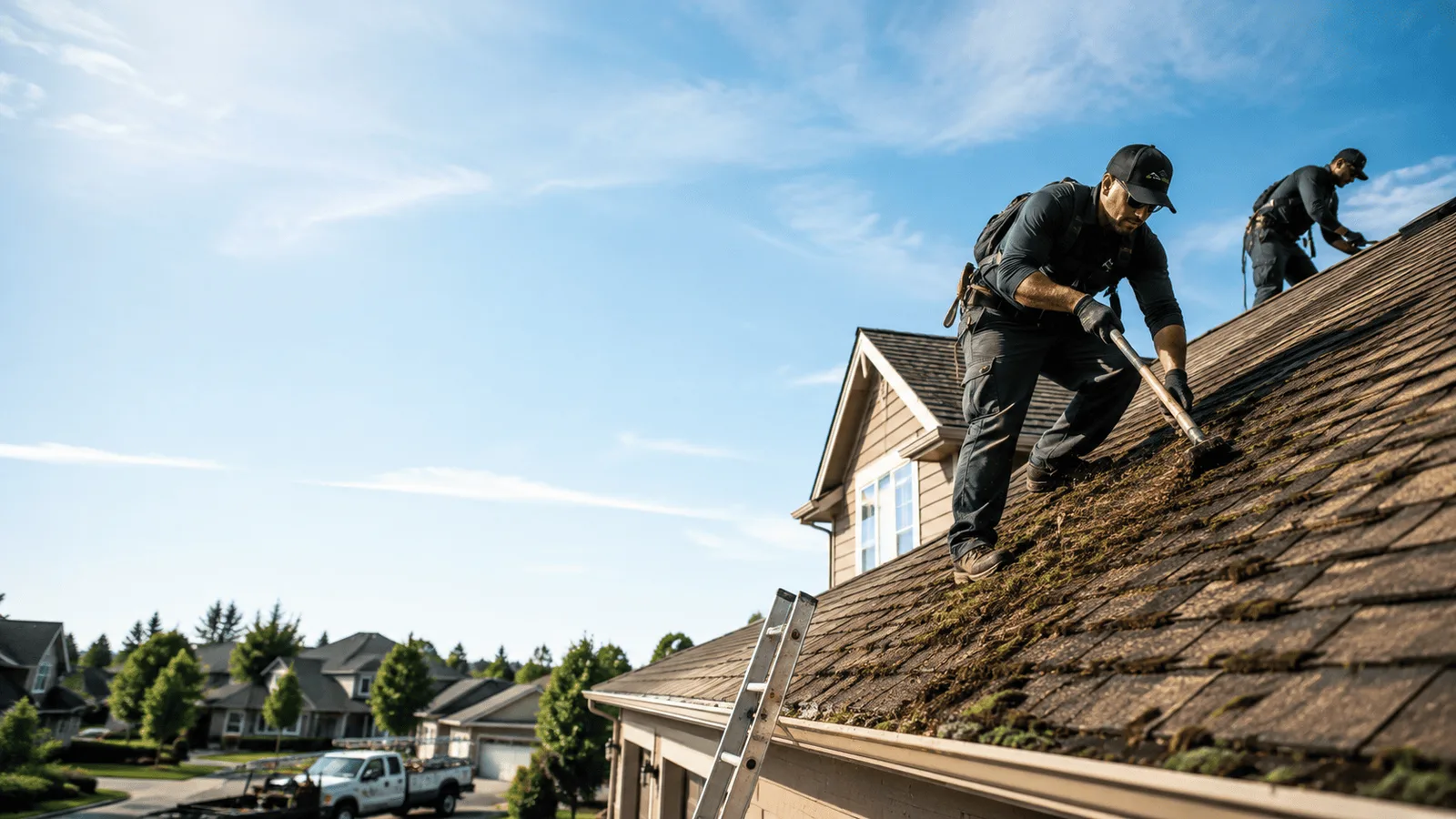 Roof Moss Removal in Bloomington, WI near me